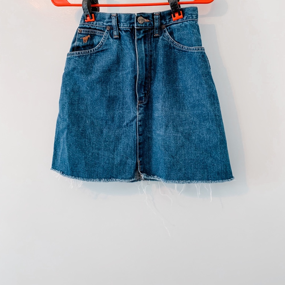Wrangler Vintage Denim Skirt Size XS - Picture 1 of 3
